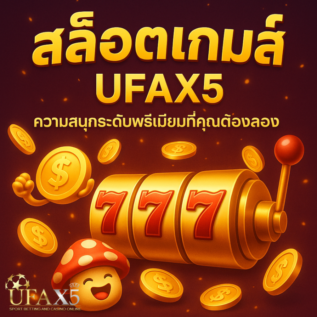 สล็อตเกมส์ UFAX5 ความสนุกระดับพรีเมียมที่คุณต้องลอง