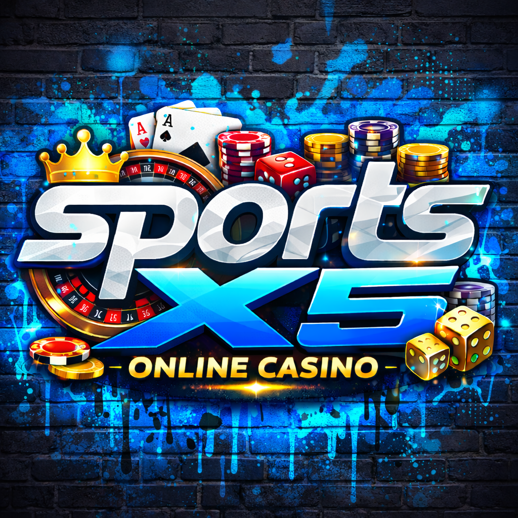 คาสิโนออนไลน์ ขอเป็นแบบ สตรีท พื้นหลังเป็นกำแพง พ่นด้วยสีฟ้า แบบสตรีท