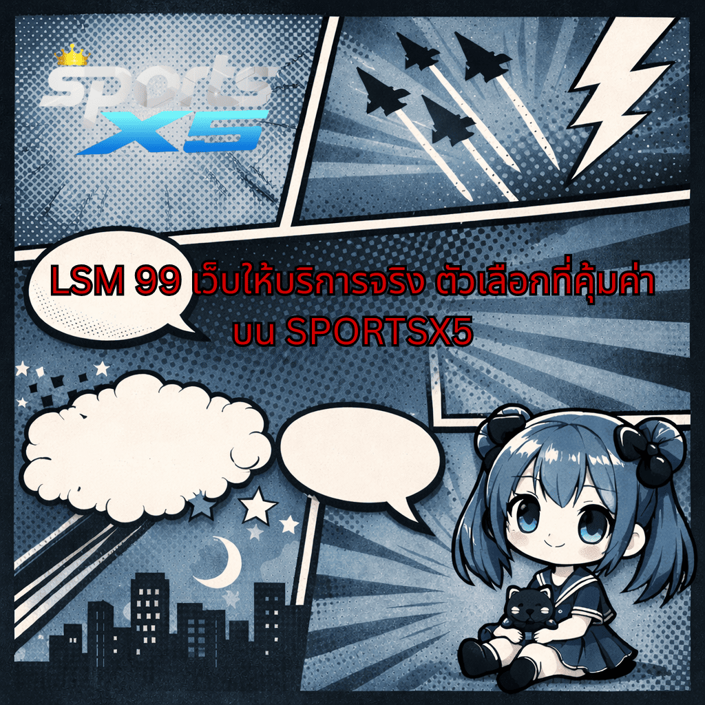 โปรโมท LSM99 เว็บให้บริการจริง เว็บตรงมาตรฐานสากล บน SPORTSX5​