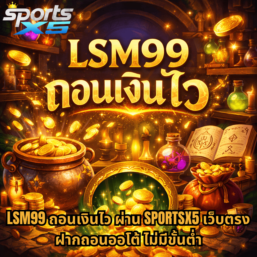 LSM99 ถอนเงินไว ธีม Alchemy Gold เหรียญทองล้นหม้อเวทมนตร์ พร้อมบรรยากาศห้องปรุงยาแฟนตาซี SPORTSX5 เว็บตรง ฝากถอนออโต้ไม่มีขั้นต่ำ